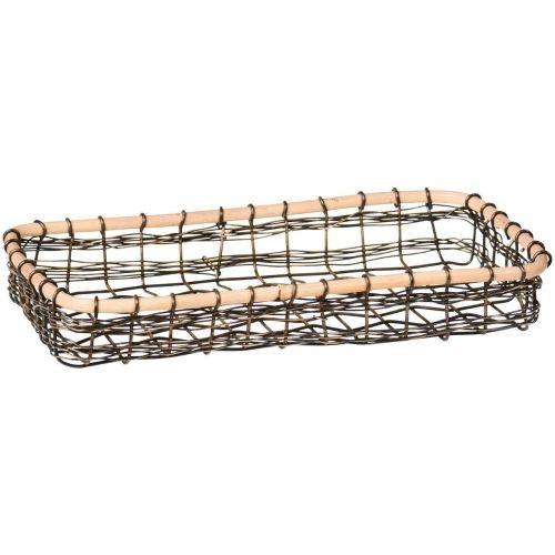 Ib Laursen Servietholder m/bambuskant aflang - Passer t/10x20cm serviet