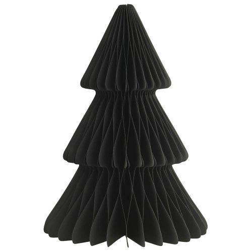 Juletræ stående foldet papir m/magnetlukning