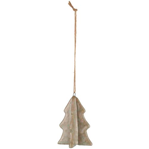 Juletræ t/ophæng grøn/natur meleret