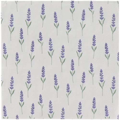 Ib Laursen Frokostserviet 3-lags 20stk - Lavendler