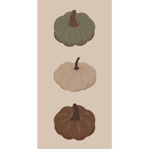 Ib Laursen Middagsserviet 3-lags 16stk - Græskar 