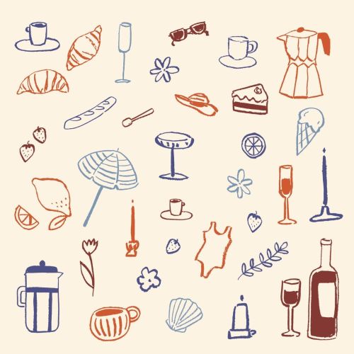 Ib Laursen Frokostserviet 3-lags 20stk - Dolce Vita