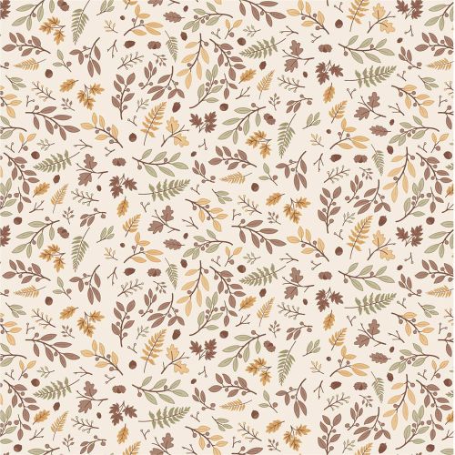 Ib Laursen Middagsserviet 3-lags 50stk - Efterårsblade 