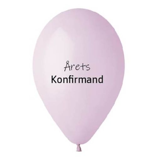 Ballon Årets Konfirmand 10stk - Syren