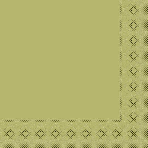 Mank 33x33 3-lags 100stk serviet - Oliven