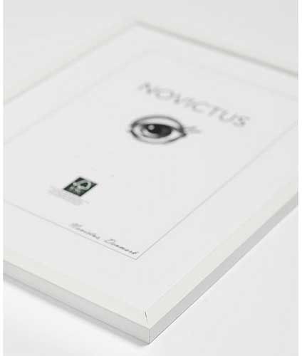 Billedramme 50x50 Egetræ - Hvidmalet