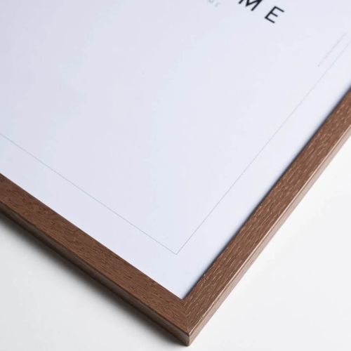 Billedramme A5 Egetræ - Mørk