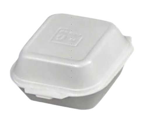 Burgerbakker skum lille m/låg - 100stk