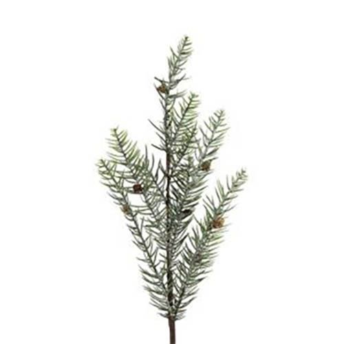 Fyrgran m/kogler støvet grå 102cm