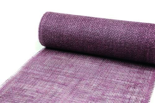 Decojute bordløber 5m x 30cm - Plum