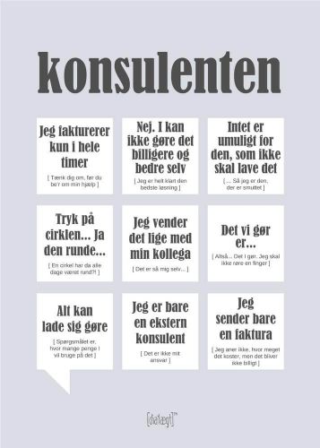 Dialægt kort - Konsulenten