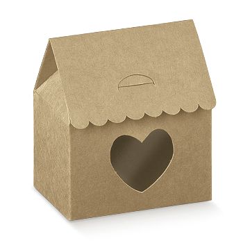 Æske hus genbrugspap 10 stk