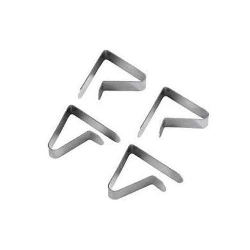 Dugklemmer rustfri stål - 4 stk 