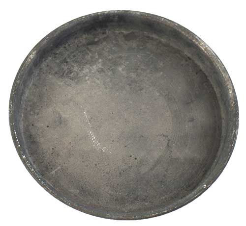 Rund fad med kant - Metal