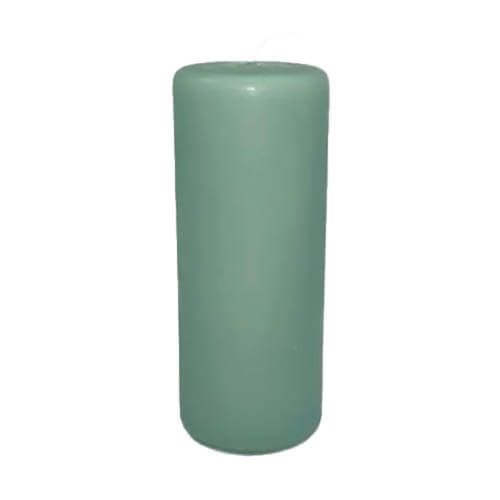 Bloklys 6x15cm - Støvet Grøn