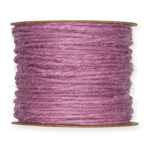 Jutesnor 50m - Støvrosa 