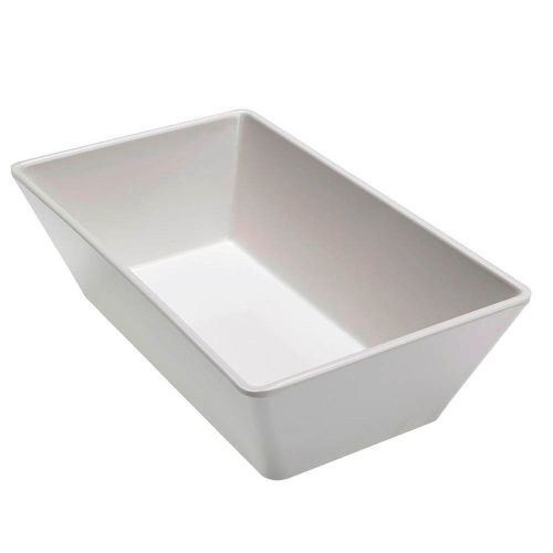 Melamin Skål Rektangulær 25x15cm - Hvid