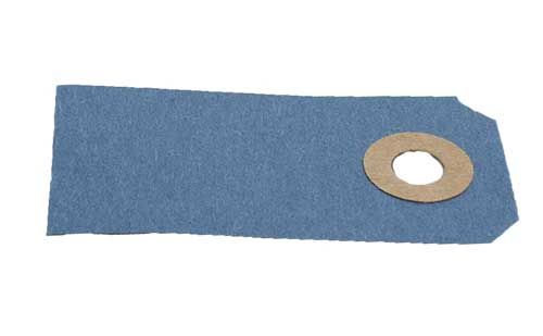 Manilla 50 stk 8x4 cm - Denim blå