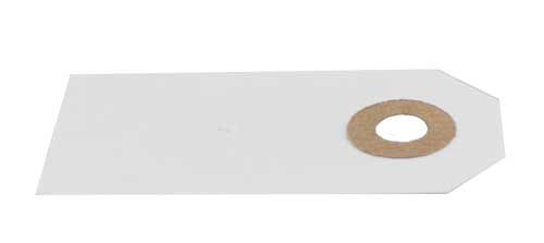 Manilla - 50 stk - Hvid - 8x4 cm