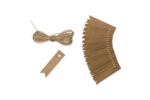 Manilla Mini 20stk Genbrugspapir M/snor - 5x1,2cm