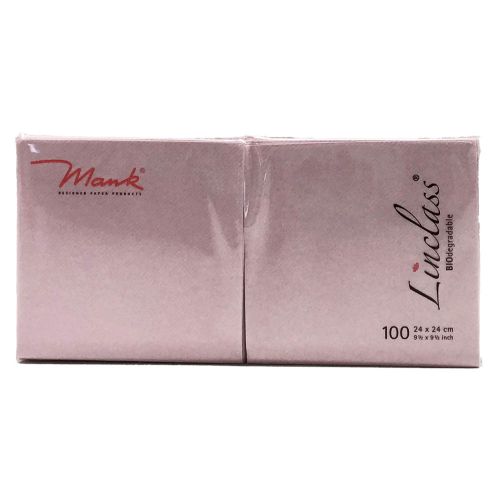 Mank Stofligende Kaffeserviet 100stk - Antikrosa