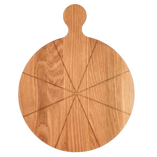 Morsø Foresta Pizzaskærebræt m. riller Eg