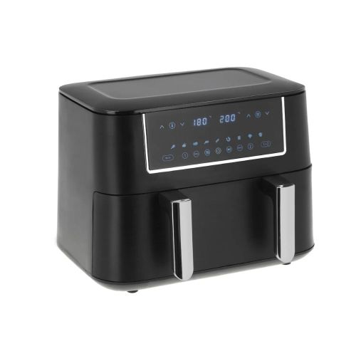 Nordic Sense Dobbelt Airfryer 9,4 liter 2800watt Sort/Sølv