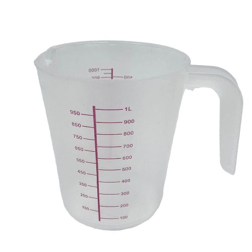 Plastkande m/mål - 1 liter
