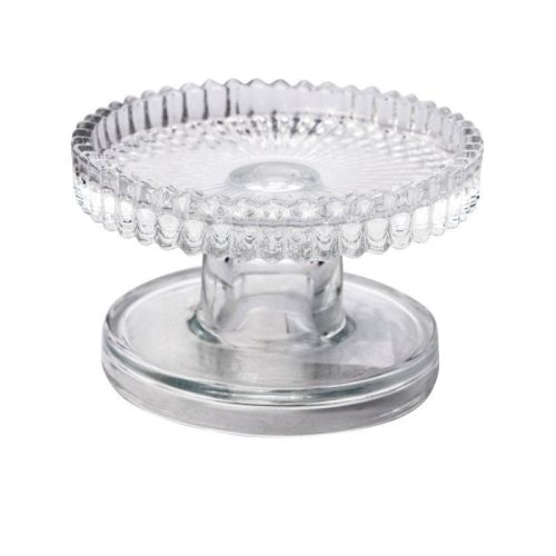 Rund Glas Stage Rim på fod - Ø10cm