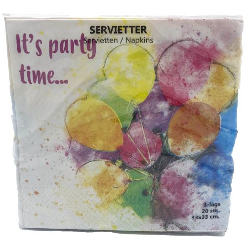 Frokostserviet 3-lags 20stk - Party