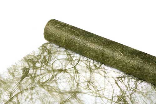 Sizoweb bordløber - 30 cm x 25 meter - Oliven