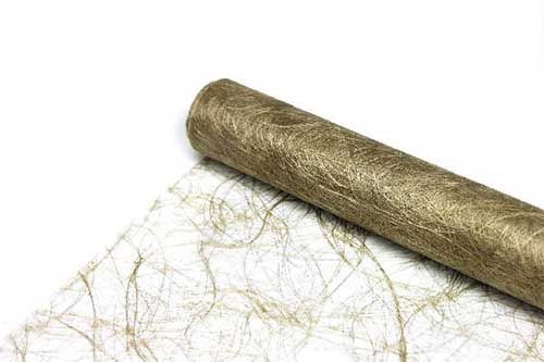 Sizoweb bordløber - 30 cm x 25 meter - Guld