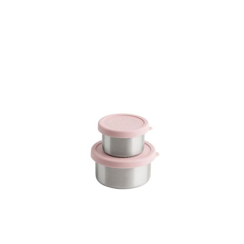 AYA&IDA Snack Container - 100+200ml - Soft Rose