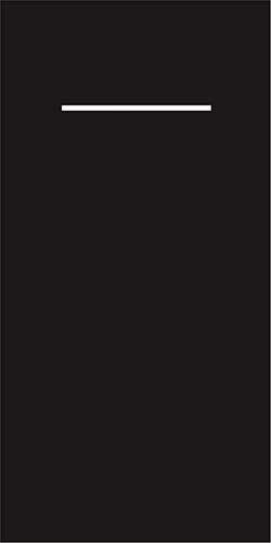 Sovie bestikserviet - 12stk Sort