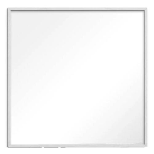 Spejl Hvid Egetræ - 70x70cm