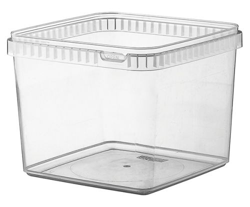 Stabelbar opbevaringsboks i plast 5L