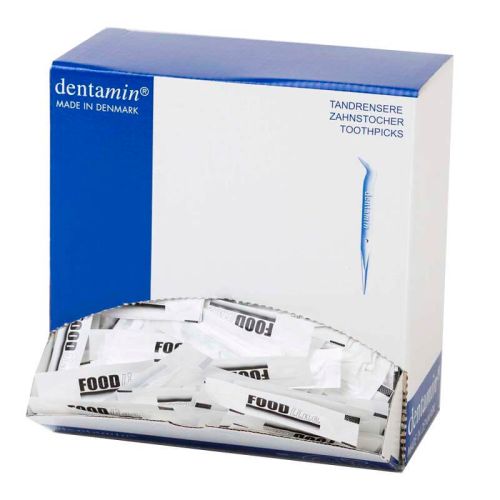 Tandstikker plast indpakket 1200stk