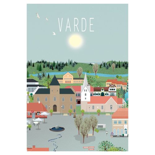 Lydia Wienberg Byplakat 50x70cm - Varde