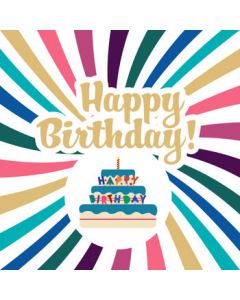 Serviet 33x33 BIRTHDAY 20stk 3lags