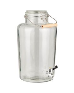 Saftdispenser m/patentlåg og træhåndtag 8,45 ltr