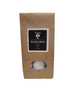 Fyrfadslys 12stk 4 timer - Hvid