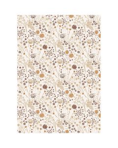 Gavepapir efterårsblomster 5 m/rulle