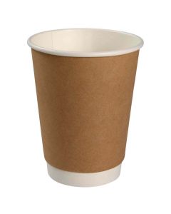 Kaffebæger Nexterday Double Wall 36cl Brun - 25stk