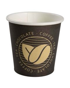 Kaffebæger Beans 20cl Sort - 50stk