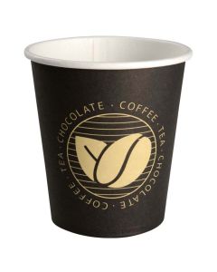 Kaffebæger Beans 20cl Sort - 50stk