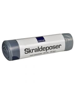 Affaldspose m/Snøreluk 20L - 20 stk 