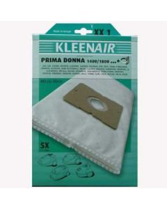 Støvsugeposer 5stk + 1filter Kleenair