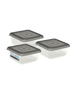 Køle/frysebokse 3stk - 0,75L