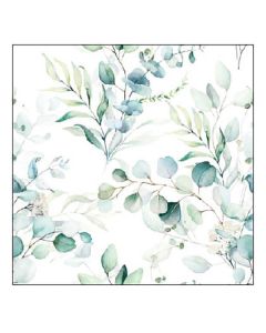 Ambiente kaffeserviet 25x25cm 3-lags 20stk - Eucalyptus All Over