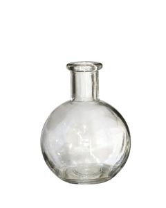 Vase Flaske Glaskugle 10cm - Klar